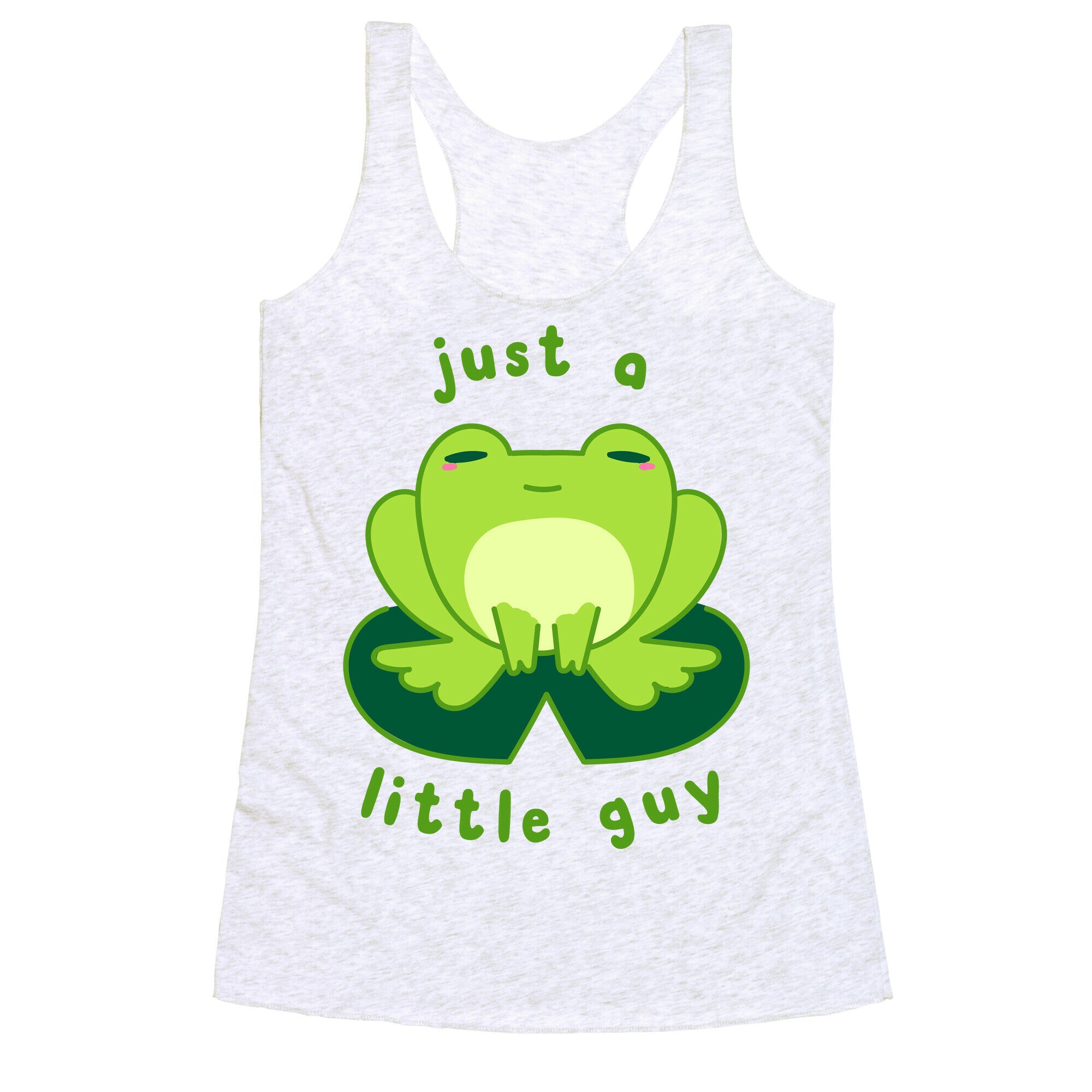 Just a Little Guy (Frog) Racerback Tank
